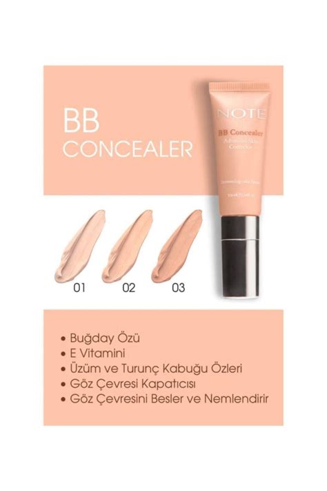 Note Cosmetics Bb Concealer Göz Altı Super Kapatıcısı